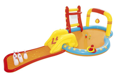 Nafukovací dětské hřiště s bazénem a skluzavkou 435x213 cm – Bestway