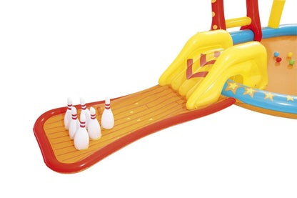 Nafukovací dětské hřiště s bazénem a skluzavkou 435x213 cm – Bestway