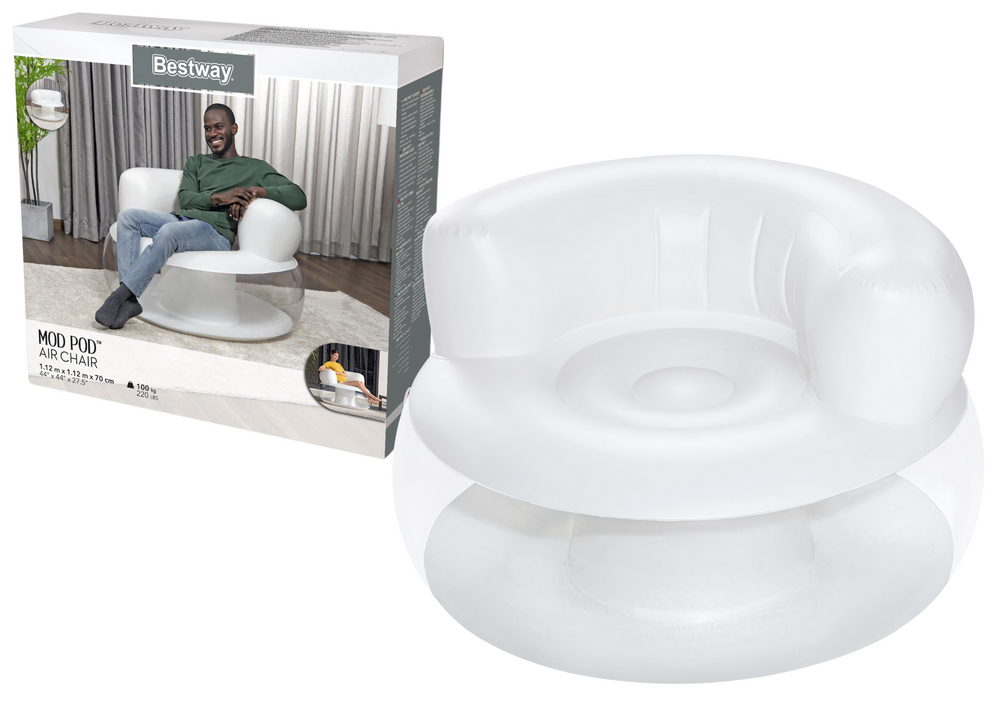 Nafukovací křeslo 112x112x70 cm – nosnost 100 kg | Bestway