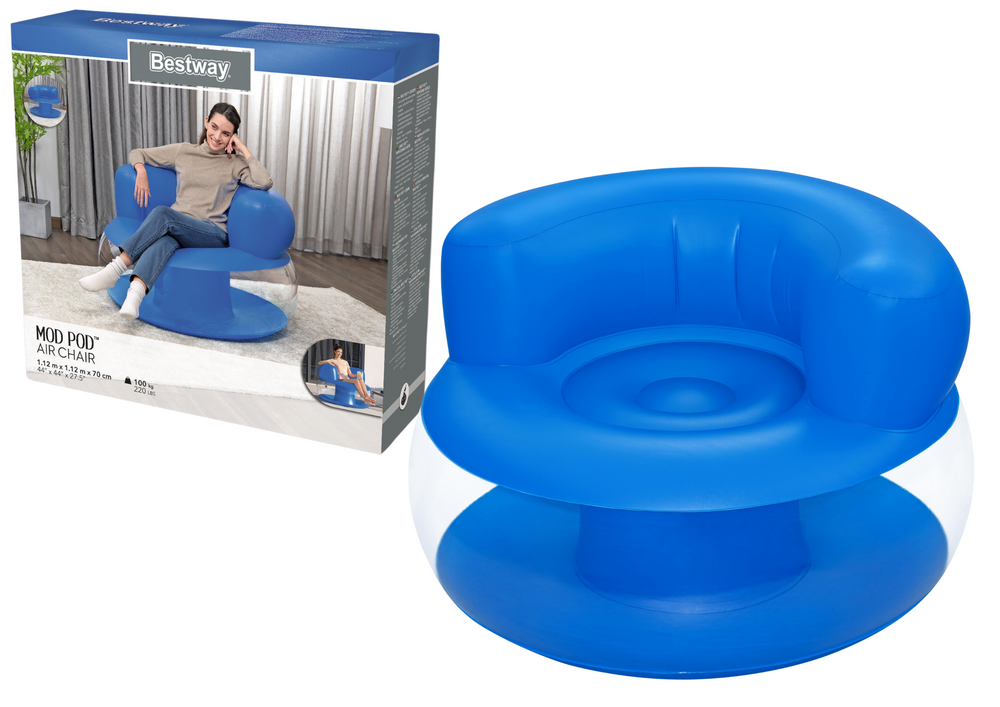 Nafukovací křeslo 112x112x70 cm – nosnost 100 kg | Bestway