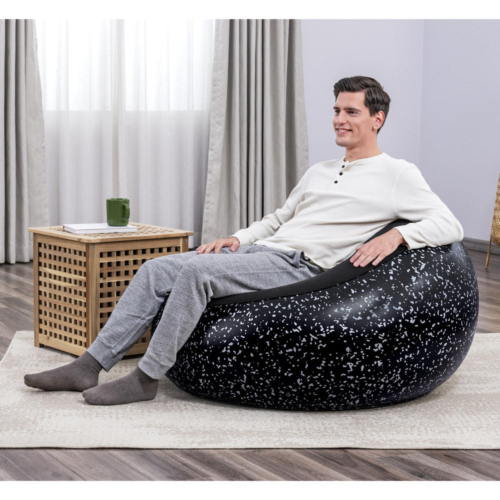 Nafukovací křeslo černé Bestway 75153 – pohodlné sedadlo