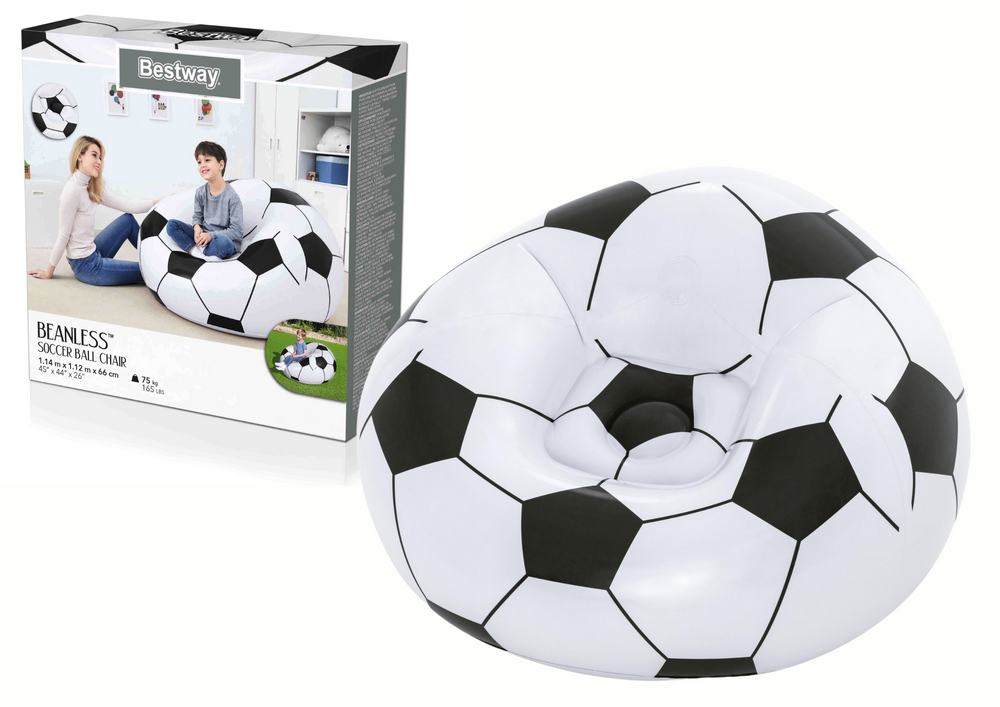 Nafukovací křeslo fotbalový míč 114x112x66 cm | Bestway