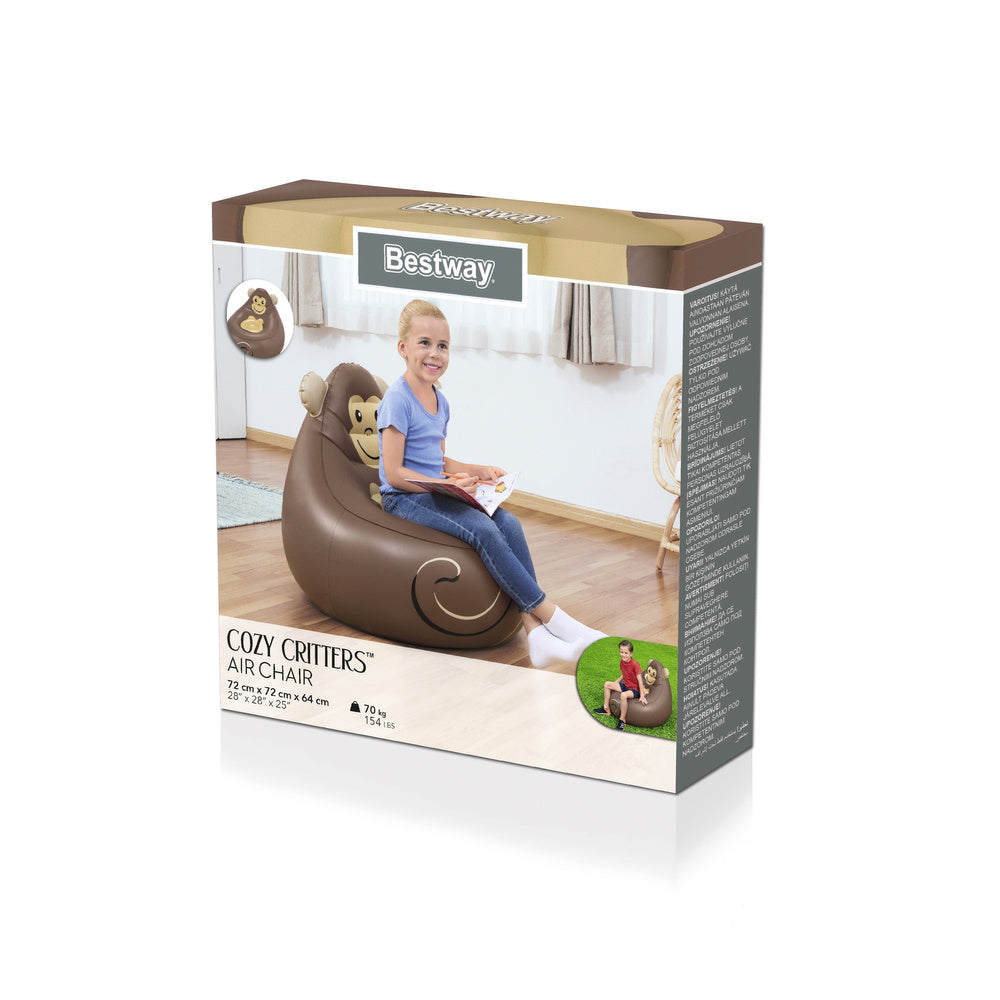 Nafukovací křeslo opička 72x72x64 cm – Bestway 75116