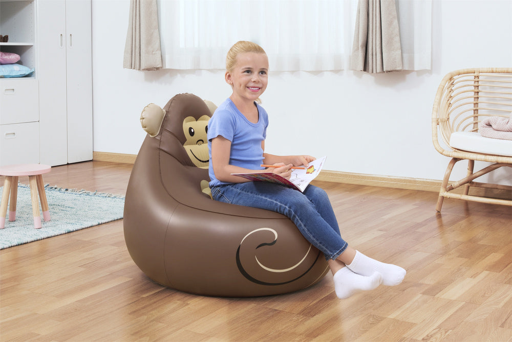 Nafukovací křeslo opička 72x72x64 cm – Bestway 75116