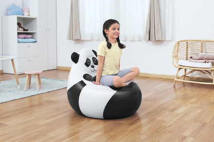 Nafukovací křeslo Panda 72x72x64 cm – s třpytkami | Bestway
