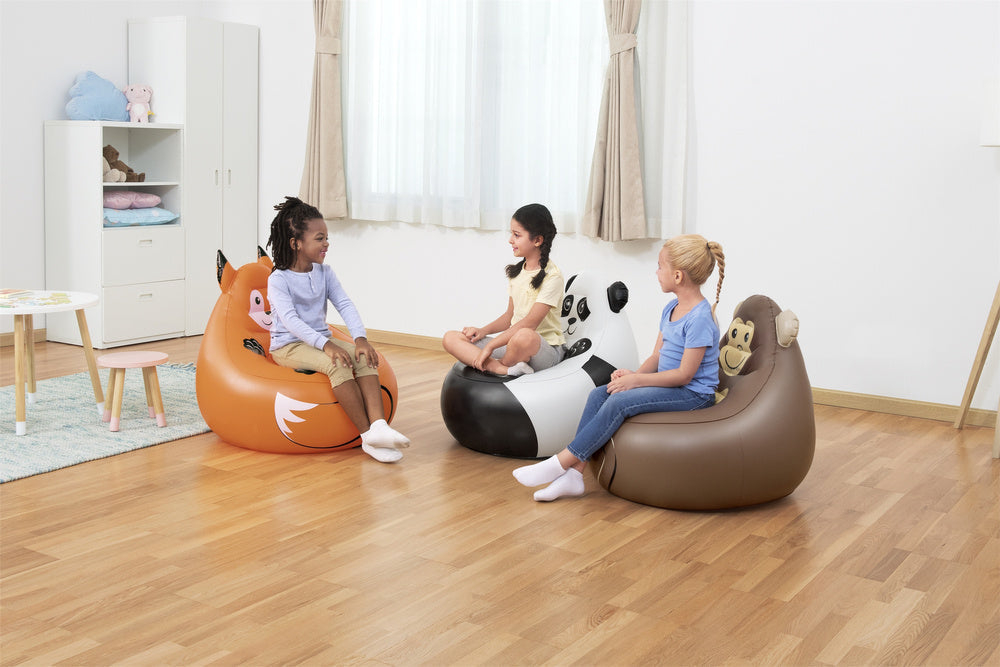 Nafukovací křeslo Panda 72x72x64 cm – s třpytkami | Bestway