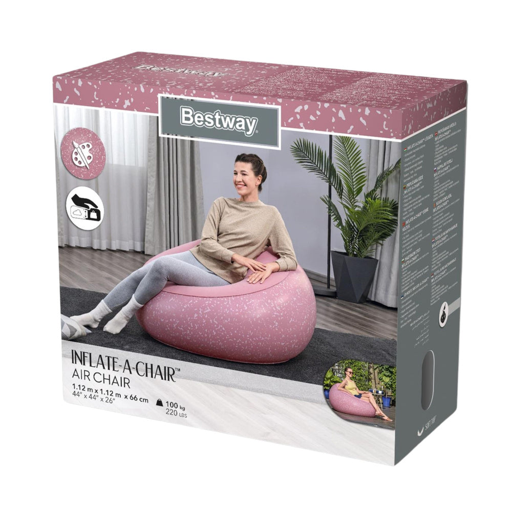 Nafukovací křeslo růžové pro děti – Bestway