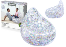 Nafukovací křeslo s třpytkami 72x72x64 cm | Bestway
