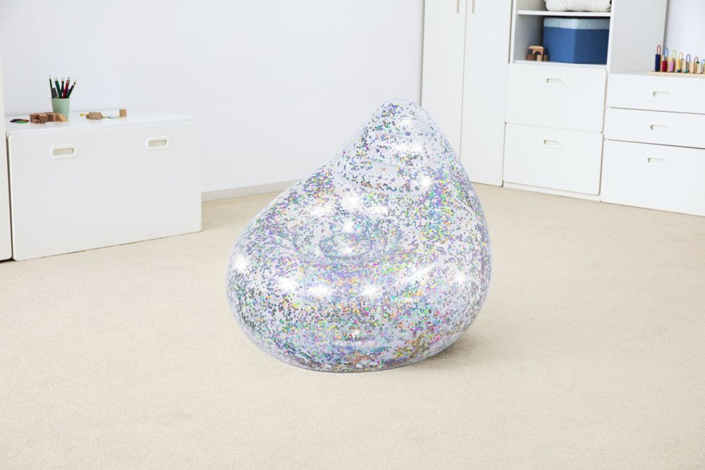 Nafukovací křeslo s třpytkami 72x72x64 cm | Bestway
