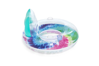 Nafukovací kruh 118 cm tie dye – s opěrkou hlavy | Bestway