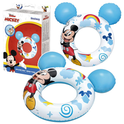 Nafukovací kruh Mickey Mouse s uškami pro děti – Bestway