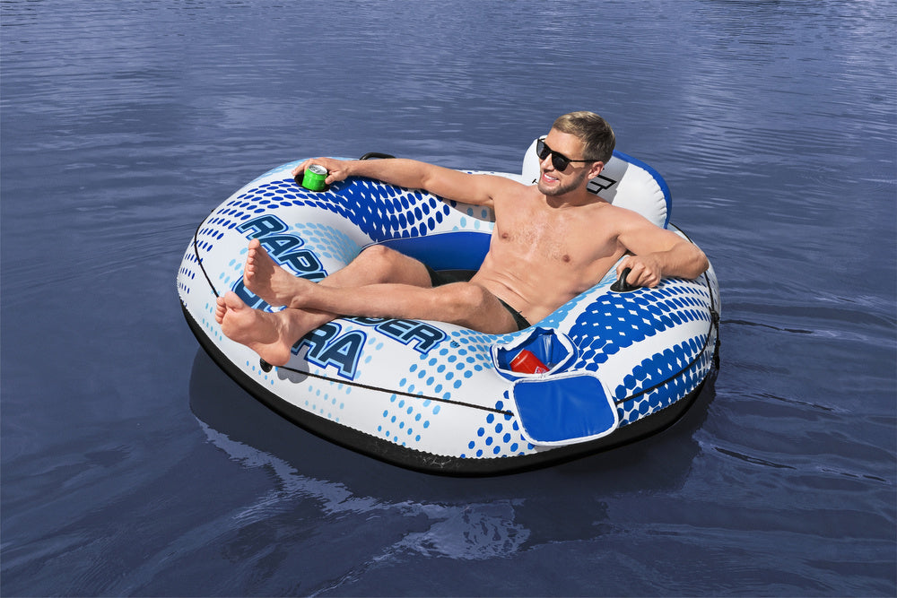 Nafukovací kruh s opěradlem 165cm – plavání | Bestway modrý