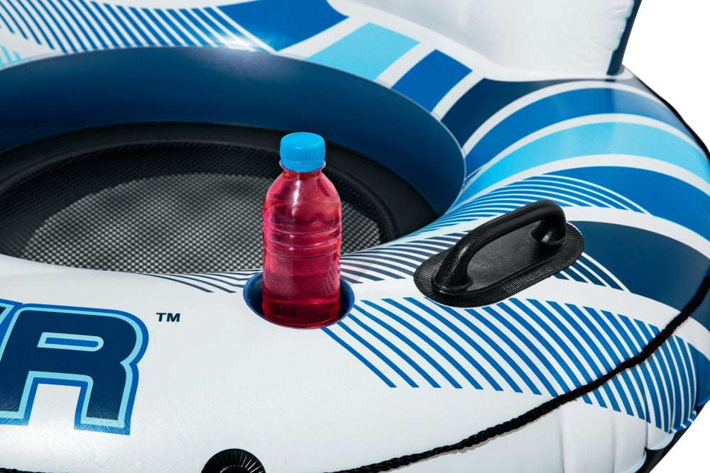 Nafukovací kruh s opěradlem a držáky na nápoje 135 cm – Bestway