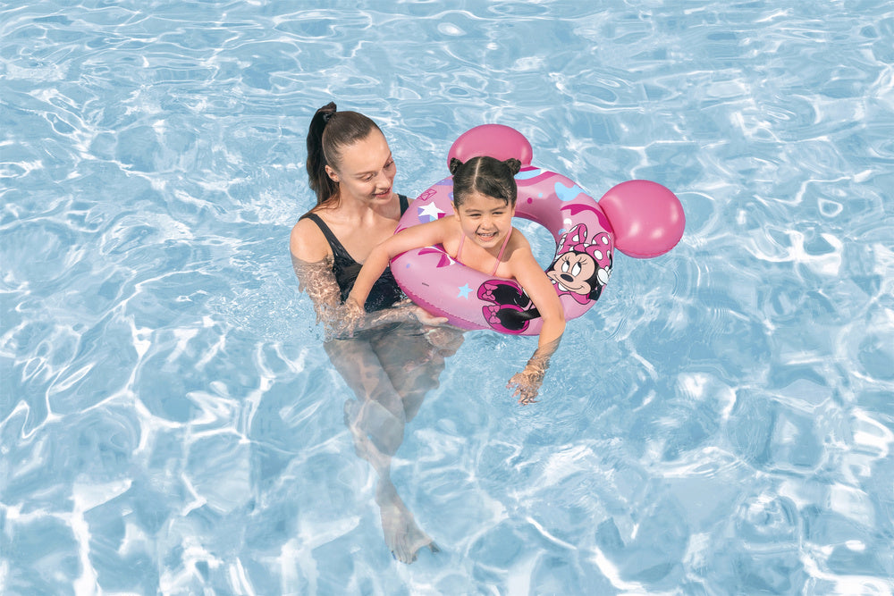 Nafukovací kruh s ušima Minnie Mouse 74x76 cm – Bestway