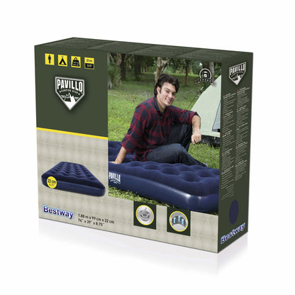 Nafukovací matrace 188x99x22 cm s flokovaným povrchem – Bestway