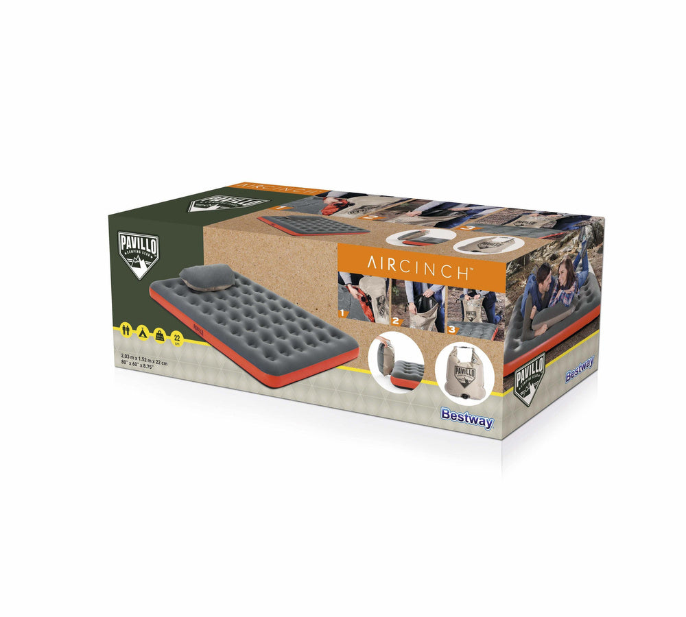 Nafukovací matrace 203x152x22 cm s pumpou a opravnou sadou – Bestway