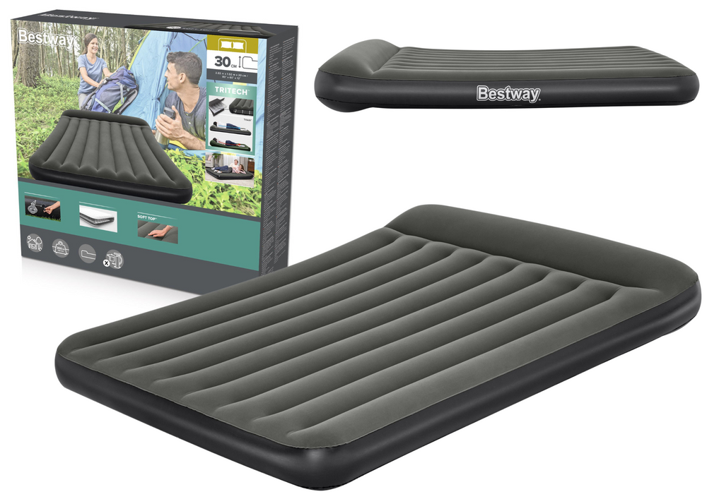 Nafukovací matrace 203x152x30 cm s velurovým povrchem – Bestway