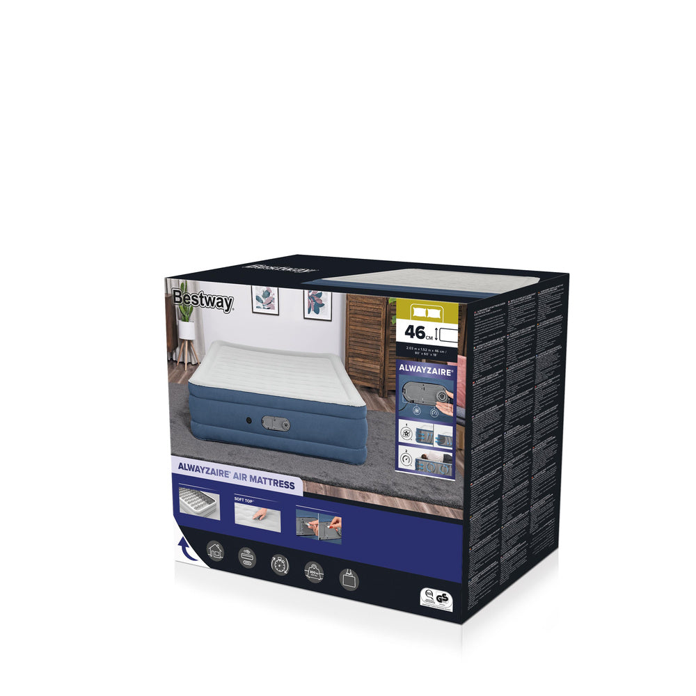 Nafukovací matrace 203x152x46 cm – s pumpou a USB | Bestway