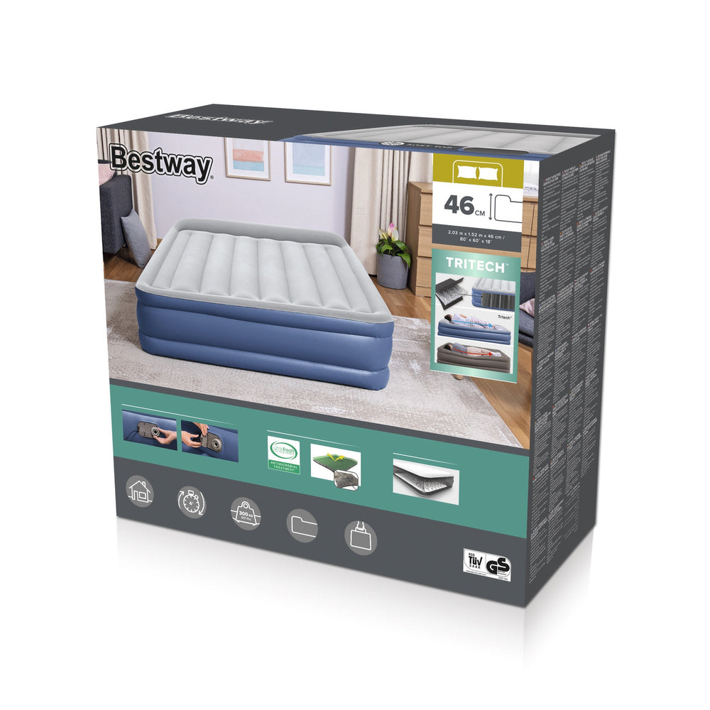 Nafukovací matrace 203x152x46 cm – s pumpou | Bestway