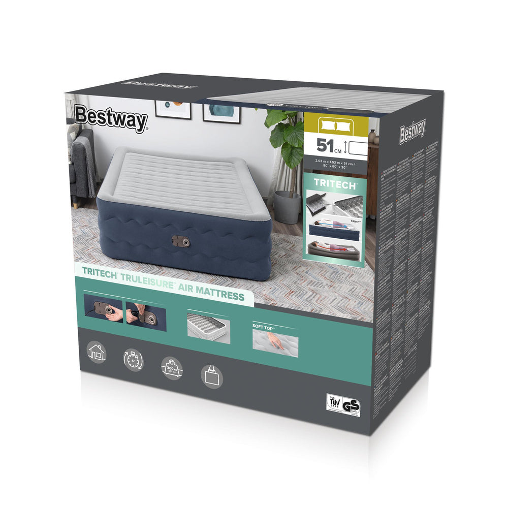 Nafukovací matrace 203x152x51 cm – s pumpou | Bestway