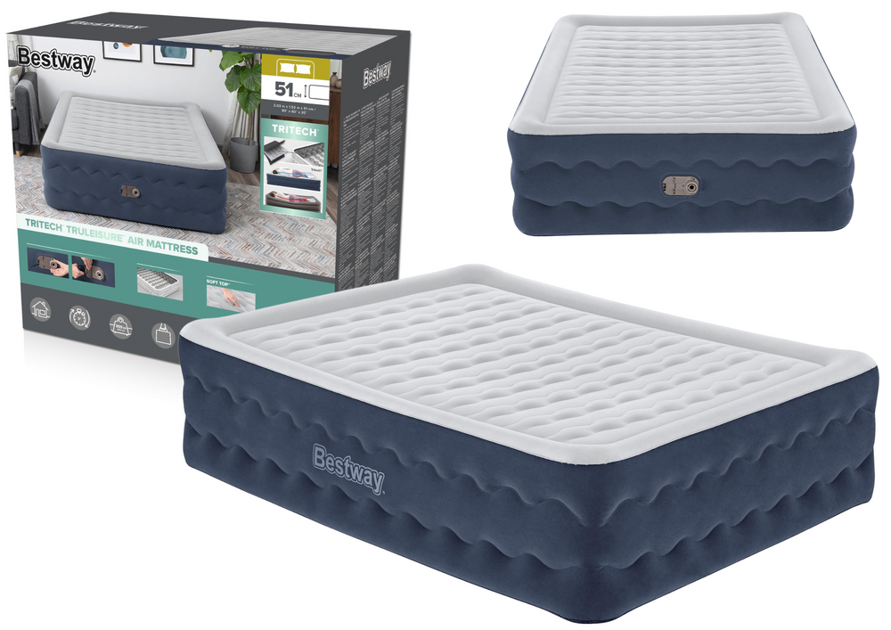 Nafukovací matrace 203x152x51 cm – s pumpou | Bestway