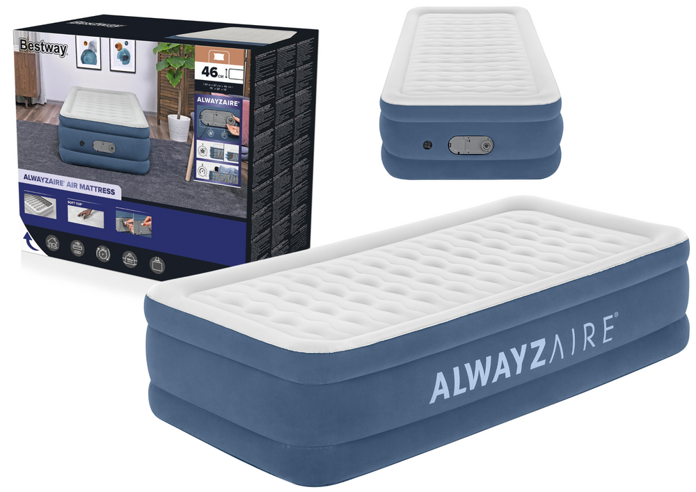 Nafukovací matrace 97x191x46 cm s pumpou AlwayzAire – Bestway