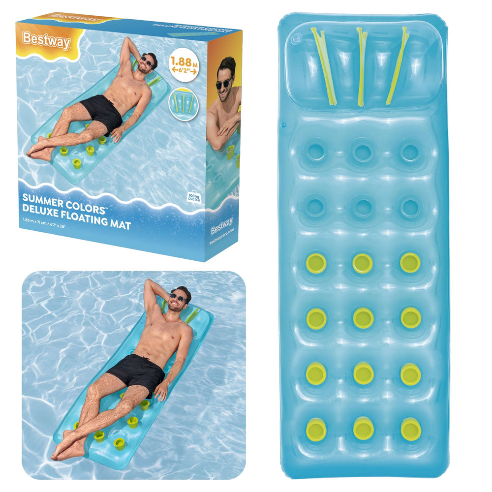 Nafukovací matrace do bazénu modrá – Bestway 43015