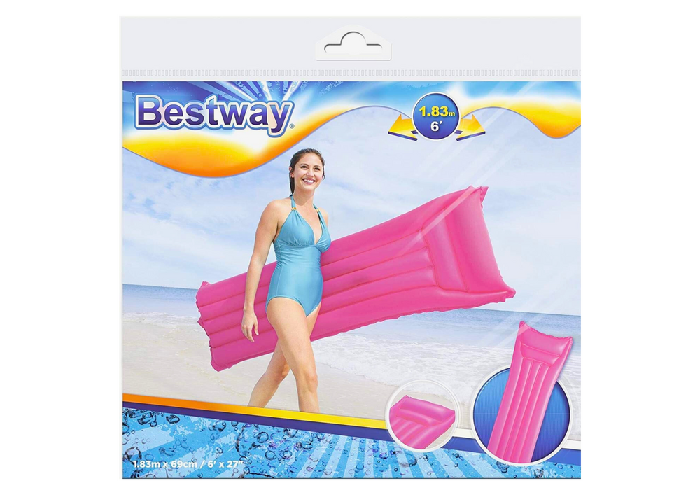 Nafukovací matrace do bazénu růžová 183x69 cm – Bestway
