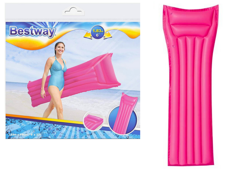 Nafukovací matrace do bazénu růžová 183x69 cm – Bestway