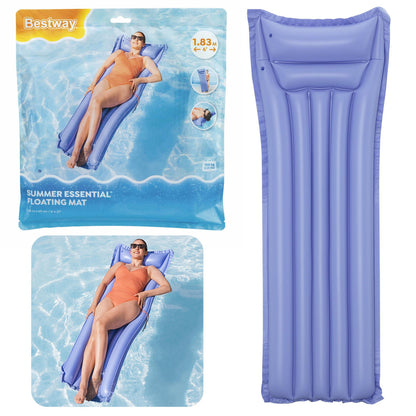 Nafukovací matrace do vody modrá 183×69 cm – Bestway