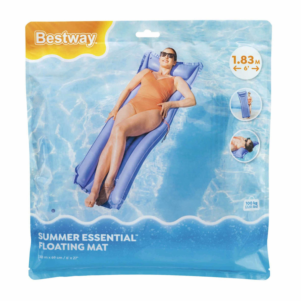 Nafukovací matrace do vody modrá 183×69 cm – Bestway