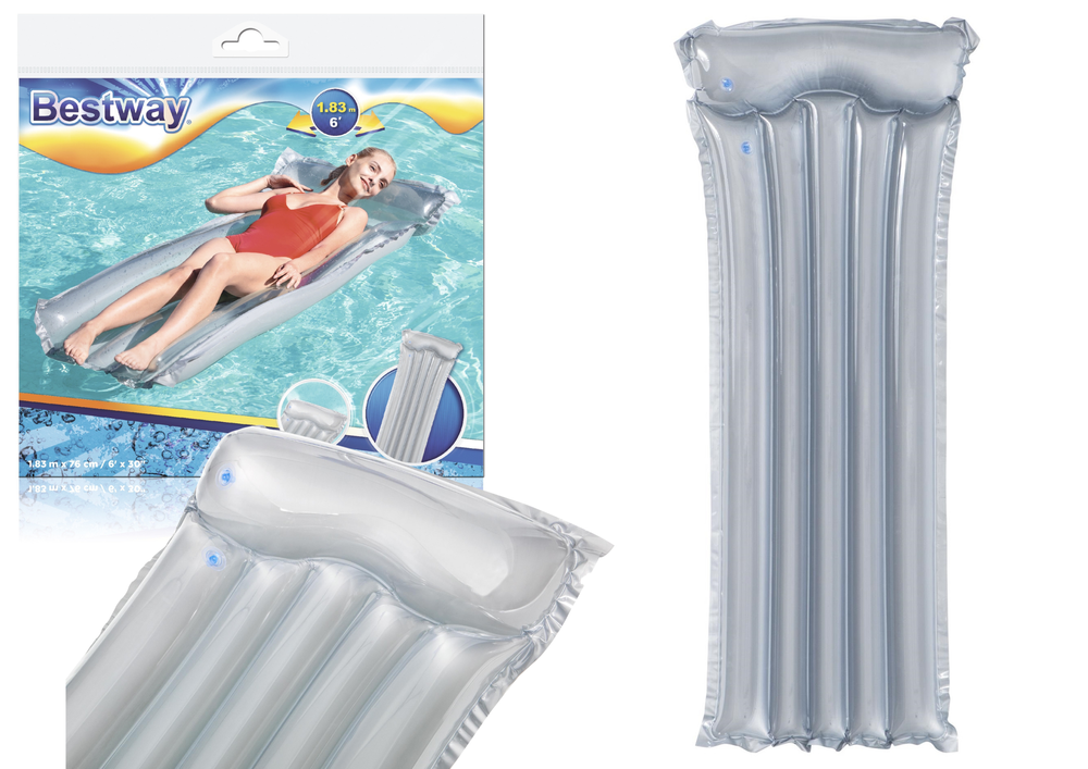 Nafukovací matrace na plavání šedá 183 x 76 cm – Bestway