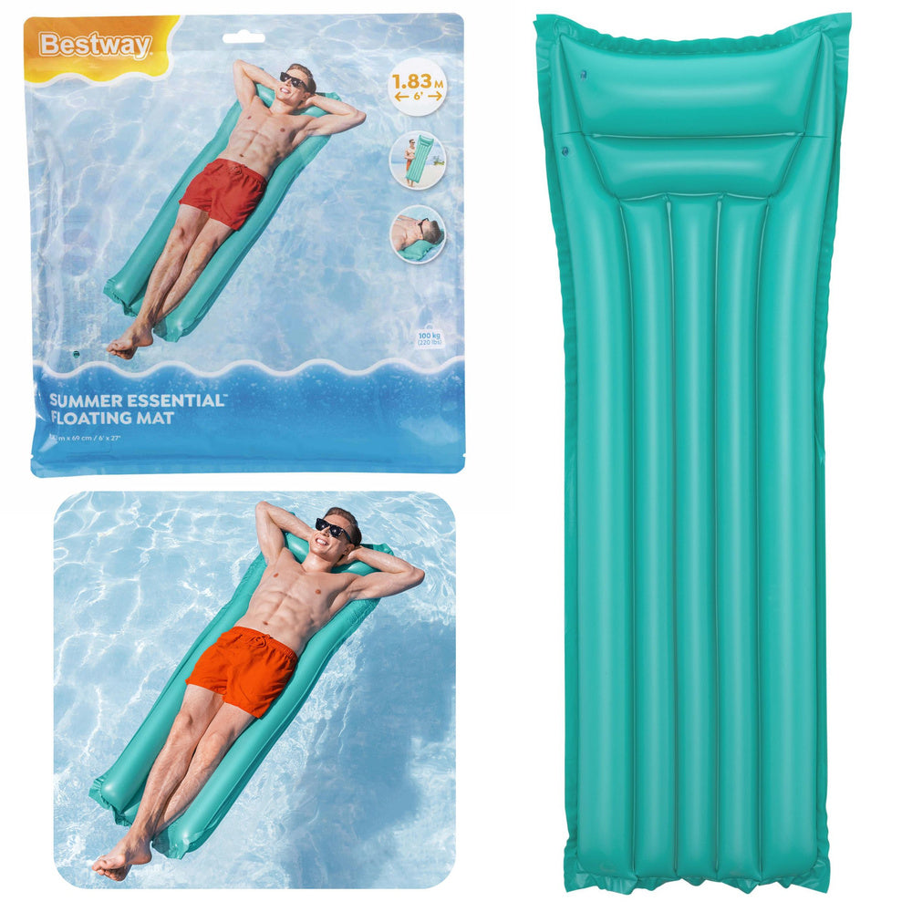 Nafukovací matrace na plavání zelená 183x69 cm – Bestway