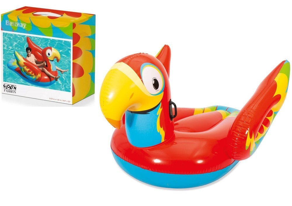 Nafukovací matrace Papoušek 230x180 cm s úchyty – Bestway