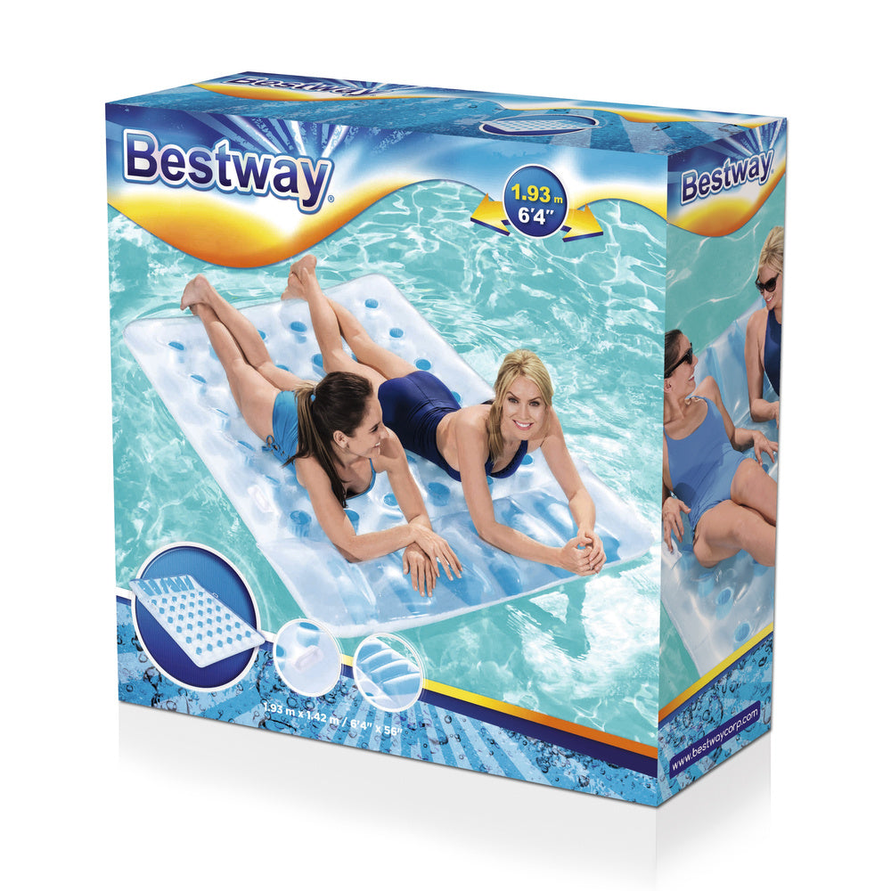 Nafukovací matrace pro dva 193 x 142 cm s úchyty – Bestway