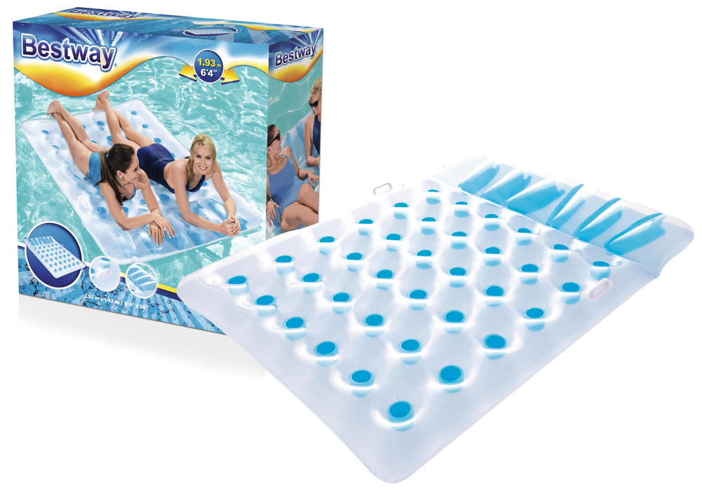 Nafukovací matrace pro dva 193 x 142 cm s úchyty – Bestway