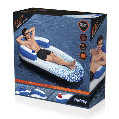 Nafukovací matrace s opěradlem 191x107 cm | Bestway 43533