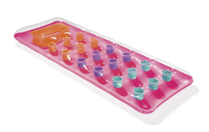 Nafukovací matrace s poduškou 188x71 cm – růžová | Bestway