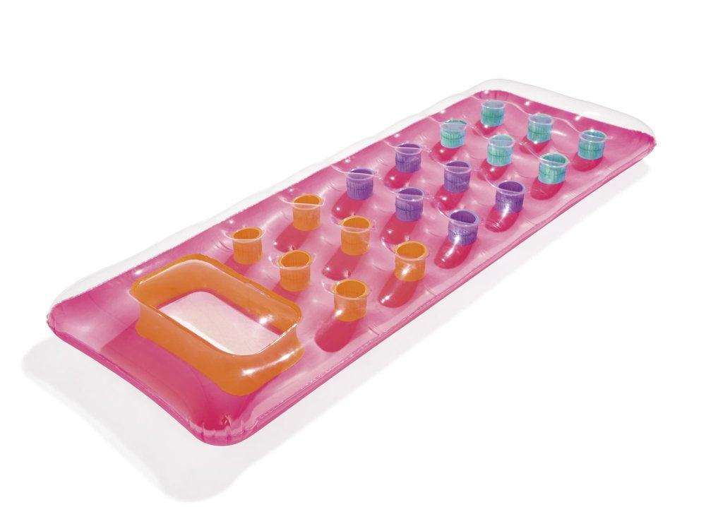 Nafukovací matrace s poduškou 188x71 cm – růžová | Bestway