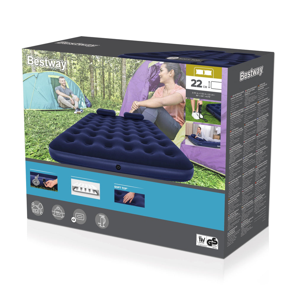 Nafukovací matrace s pumpou 203x152 cm pro 2 osoby – Bestway