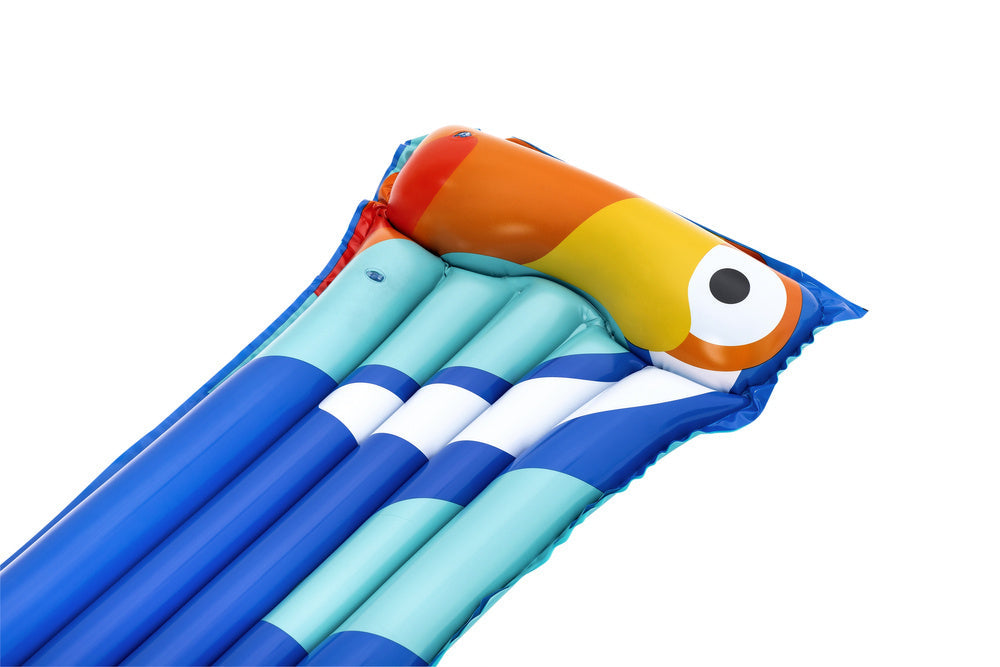 Nafukovací matrace tukan s polštářkem 183x76 cm modrá – Bestway