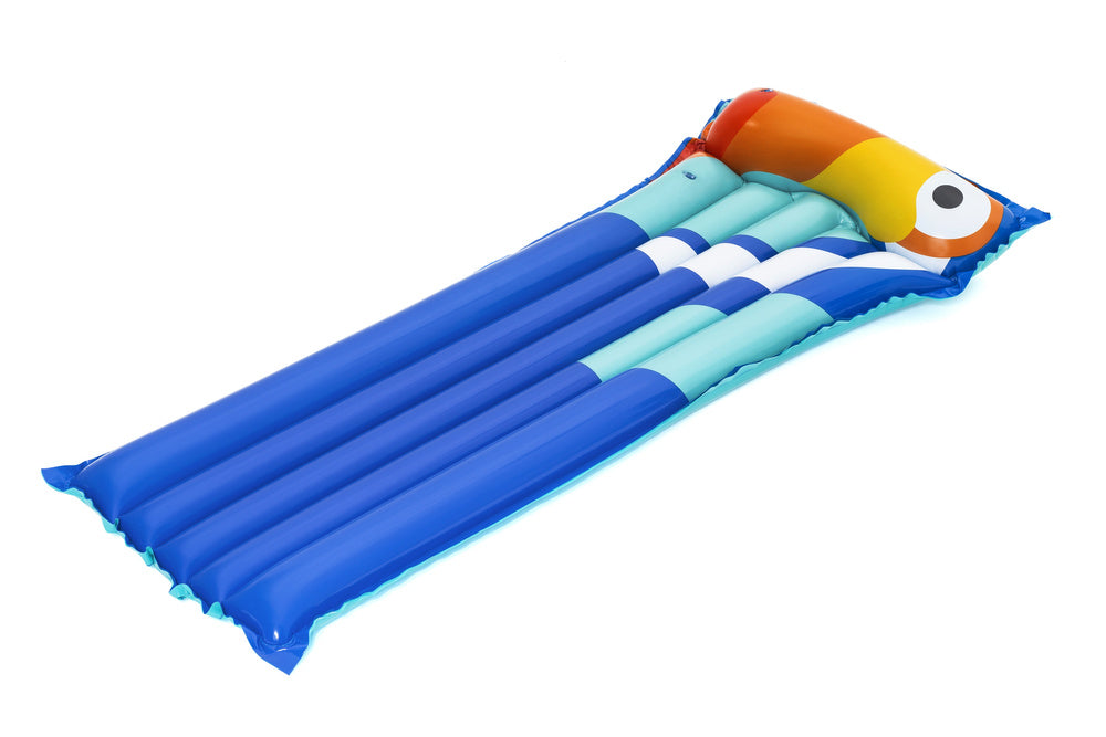 Nafukovací matrace tukan s polštářkem 183x76 cm modrá – Bestway