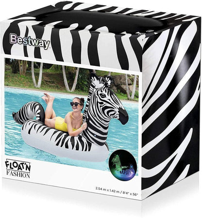 Nafukovací matrace Zebra s LED osvětlením 254x142 cm – Bestway