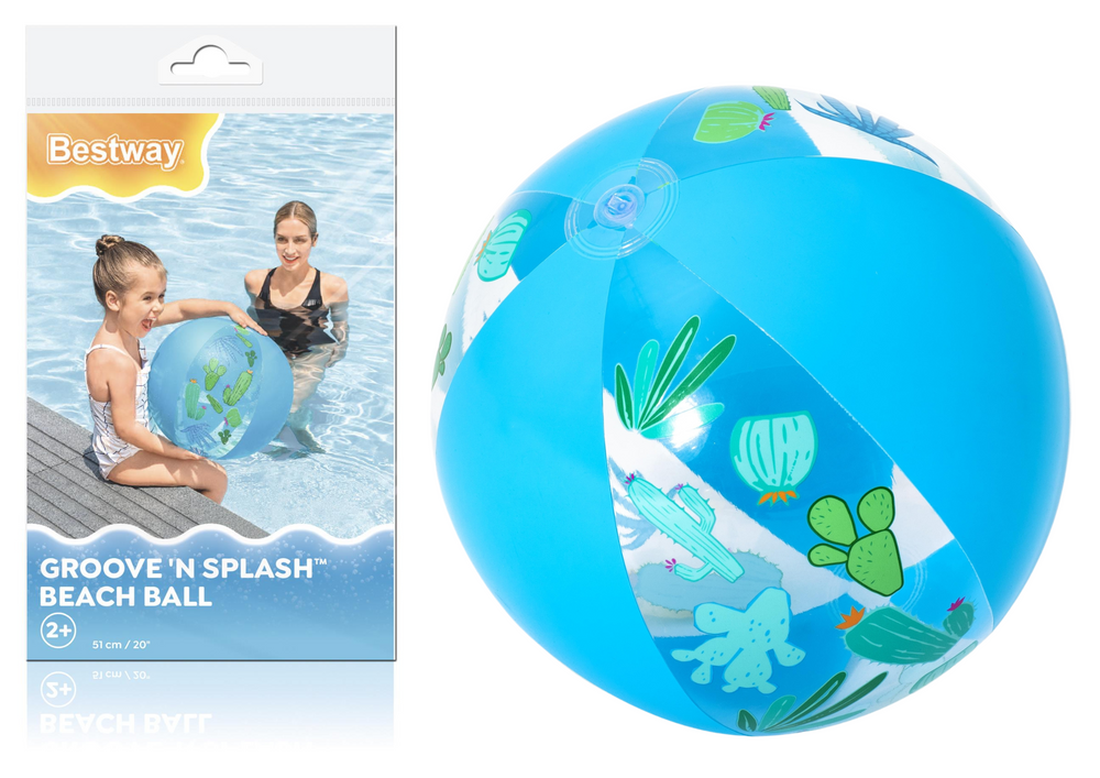Nafukovací míč 51cm pro děti od 2 let – Bestway 31036 modrý