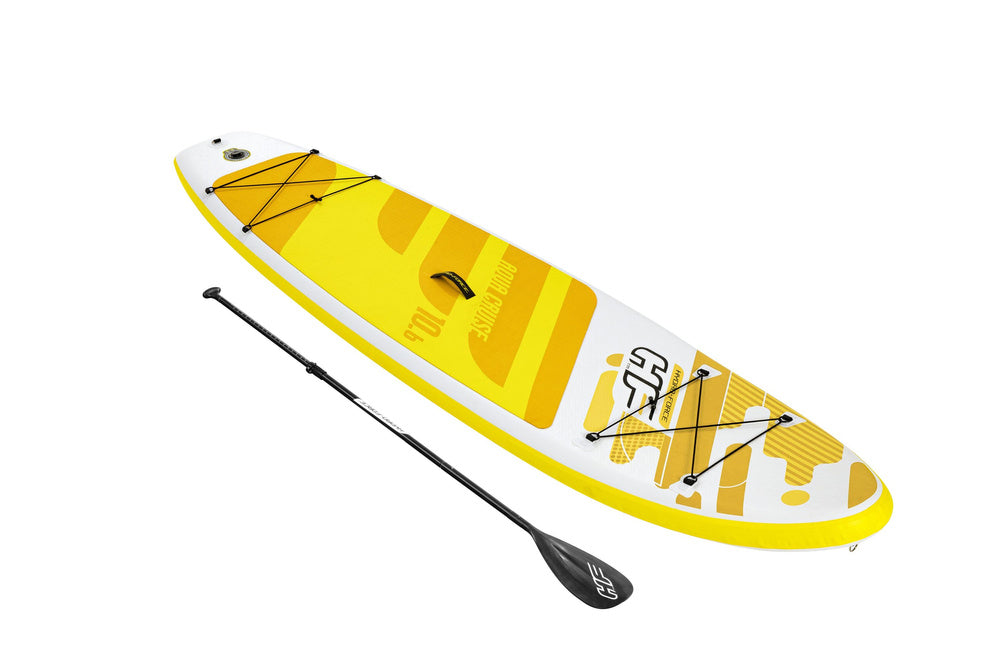 Nafukovací paddleboard 320x76 cm s pádlem a příslušenstvím žlutý – Bestway