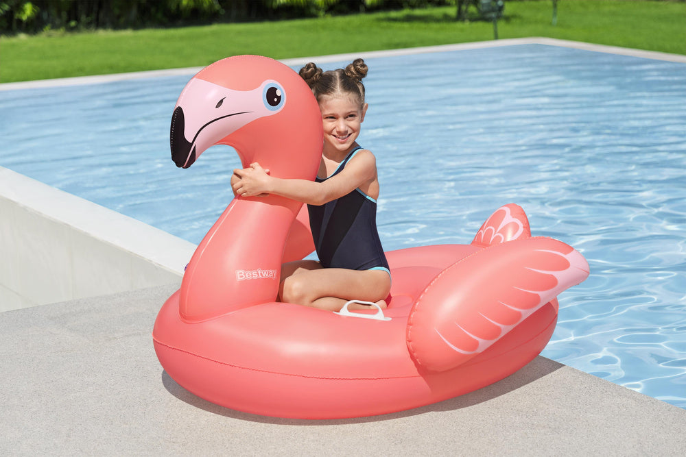 Nafukovací plameňák 138x107 cm s úchyty – Bestway 41525