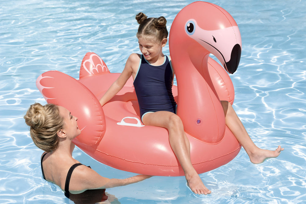 Nafukovací plameňák 138x107 cm s úchyty – Bestway 41525