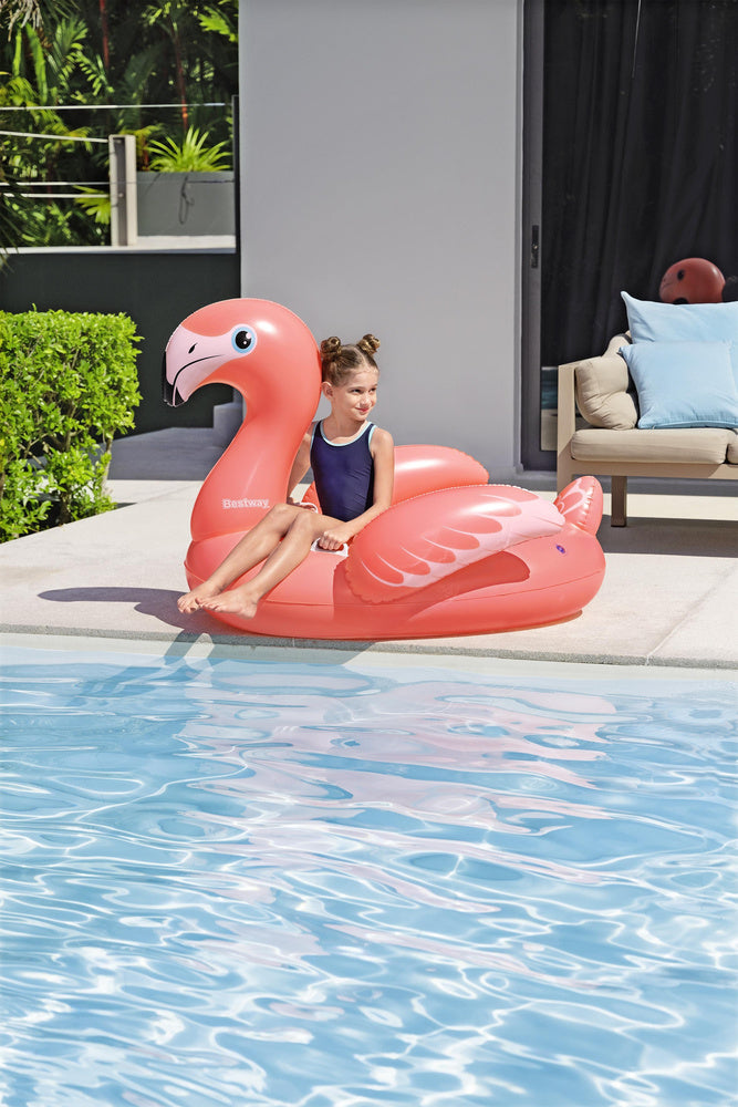 Nafukovací plameňák 138x107 cm s úchyty – Bestway 41525