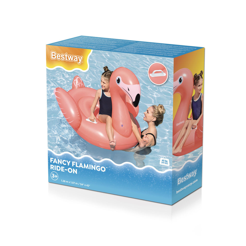 Nafukovací plameňák 138x107 cm s úchyty – Bestway 41525