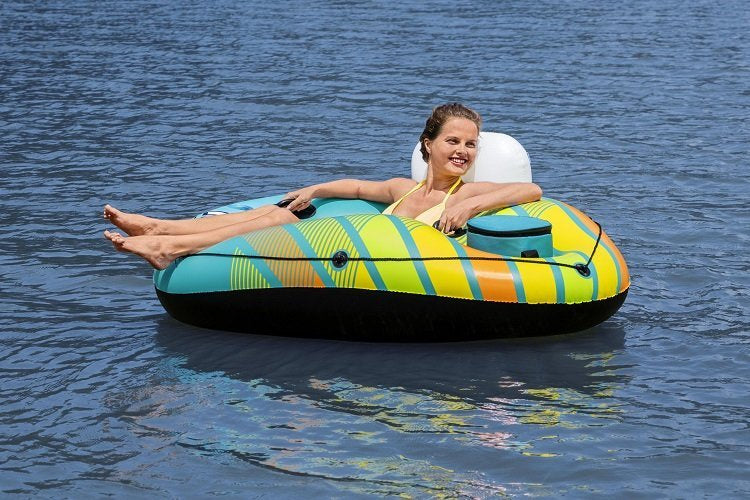 Nafukovací plavací kruh s opěradlem a taškou 169x137 cm – Bestway